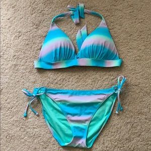 Victoria’s Secret Halter Tie-Dye Bikini-Size L